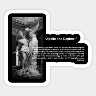 APOLLO AND DAPHNE Sticker